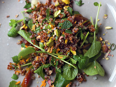Quinoa saveur orange